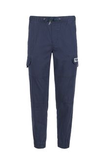 Брюки из хлопка синего цвета с карманами Tommy Jeans