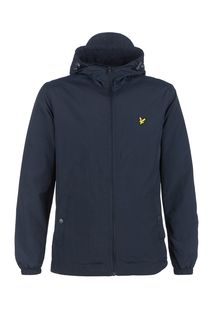 Ветровка синего цвета с капюшоном Lyle & Scott