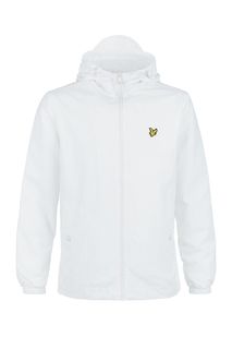 Ветровка белого цвета с капюшоном Lyle & Scott