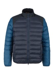 Демисезонная синяя куртка на молнии Barbour
