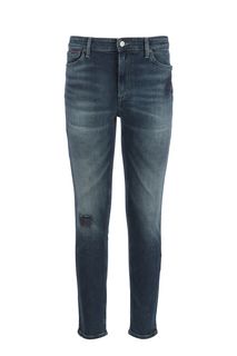 Джинсы скинни с заплатами Simon Tommy Jeans