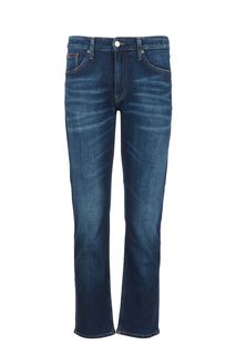 Синие джинсы с заломами и потертостями Ryan Tommy Jeans