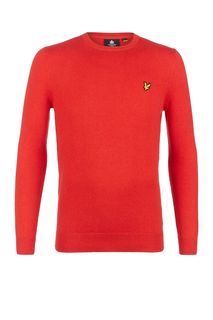 Хлопковый джемпер с круглым вырезом Lyle & Scott