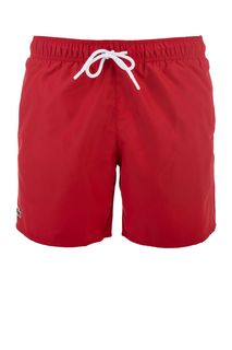 Купальные шорты красного цвета Lacoste