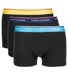Комплект из трех трусов-боксеров черного цвета Tommy Hilfiger