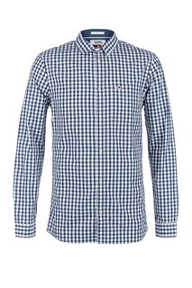 Рубашка в клетку с нагрудным карманом Tommy Jeans