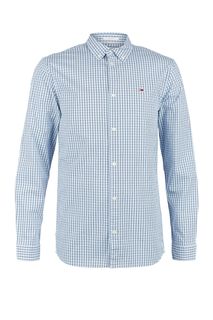 Приталенная рубашка из хлопка в клетку Tommy Jeans