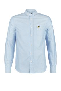 Хлопковая рубашка с длинными рукавами Lyle & Scott