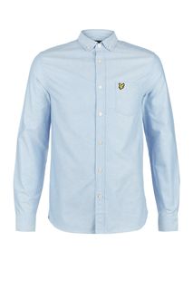 Хлопковая рубашка с длинными рукавами Lyle & Scott