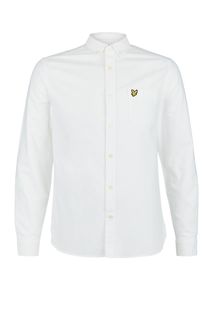 Хлопковая рубашка с длинными рукавами Lyle & Scott