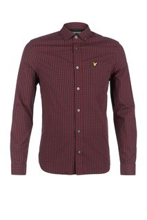 Хлопковая рубашка в клетку Lyle & Scott
