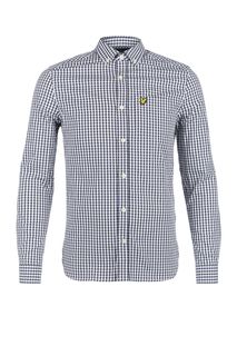 Хлопковая рубашка в клетку Lyle & Scott