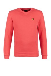 Хлопковый свитшот розового цвета Lyle & Scott