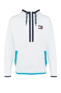 Белая толстовка с карманом-кенгуру Tommy Jeans