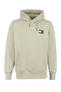 Бежевая толстовка из хлопка с нашивкой Tommy Jeans