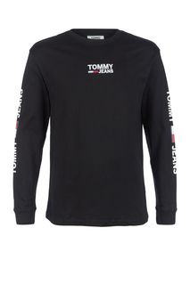 Футболка из хлопка с вышитым логотипом бренда Tommy Jeans