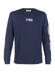 Футболка из хлопка с вышитым логотипом бренда Tommy Jeans