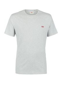 Однотонная хлопковая футболка с круглым вырезом Levis®