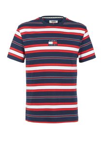 Хлопковая футболка в полоску Tommy Jeans