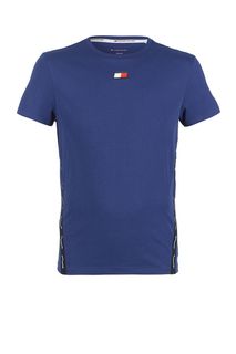 Синяя футболка с короткими рукавами Tommy Sport