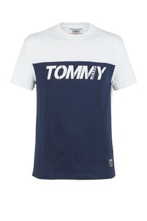 Футболка из хлопка с короткими рукавами Tommy Jeans