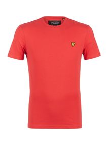 Однотонная футболка из хлопка Lyle & Scott