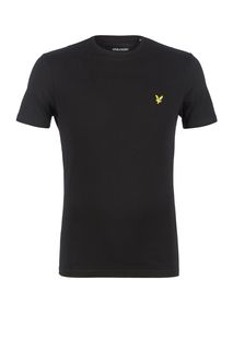 Однотонная футболка из хлопка Lyle & Scott