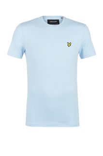 Однотонная футболка из хлопка Lyle & Scott