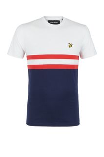 Хлопковая футболка в полоску Lyle & Scott