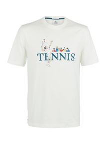 Хлопковая футболка с круглым вырезом Lacoste