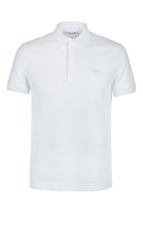 Хлопковая футболка поло белого цвета Lacoste