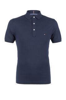 Футболка поло из хлопка с короткими рукавами Tommy Hilfiger