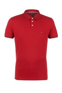 Футболка поло из хлопка с короткими рукавами Tommy Hilfiger