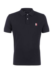 Футболка поло из хлопка с нашивкой Tommy Hilfiger