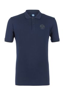 Однотонная футболка поло с короткими рукавами North Sails