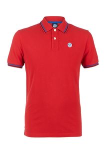 Хлопковая футболка поло с короткими рукавами North Sails