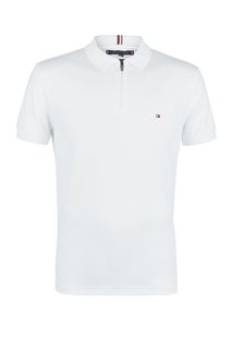 Хлопковая футболка поло с короткими рукавами Tommy Hilfiger