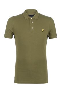 Хлопковая футболка поло с короткими рукавами Lyle & Scott