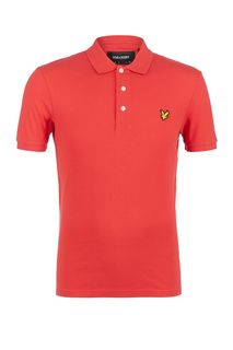 Хлопковая футболка поло с короткими рукавами Lyle & Scott