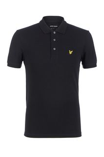 Хлопковая футболка поло с короткими рукавами Lyle & Scott