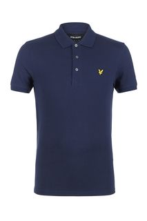 Хлопковая футболка поло с короткими рукавами Lyle & Scott