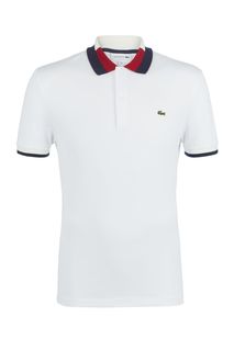 Хлопковая футболка поло с короткими рукавами Lacoste