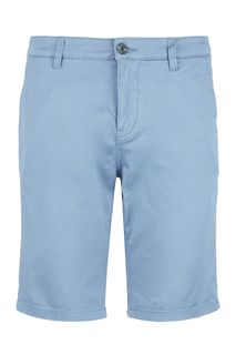 Шорты из хлопка светло-синего цвета Tom Tailor Denim