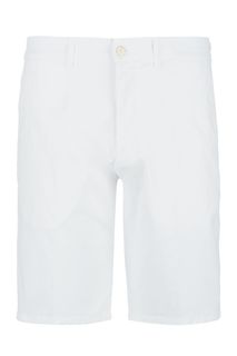 Хлопковые шорты белого цвета Harmont&Blaine