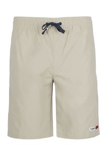 Бежевые шорты с эластичным поясом Tommy Jeans