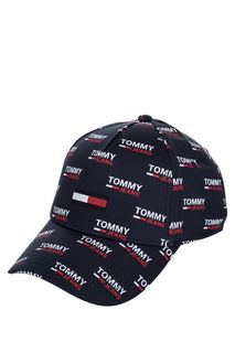 Бейсболка из хлопка с логотипом бренда Tommy Jeans
