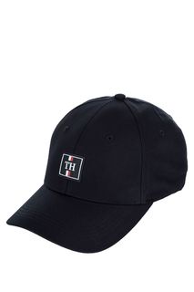 Темно-синяя бейсболка из хлопка Tommy Hilfiger