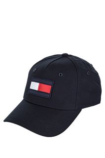 Синяя бейсболка из хлопка с нашивкой Tommy Hilfiger
