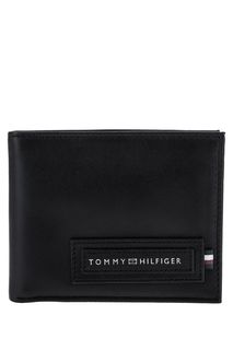 Кожаное портмоне с логотипом бренда Tommy Hilfiger