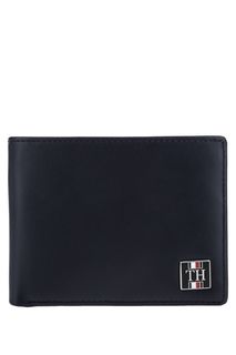Кожаное портмоне с монограммой бренда Tommy Hilfiger